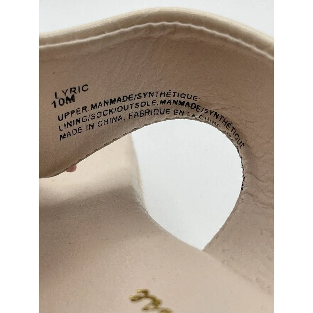 Coconuts by Matisse Platform Sandals Women Ivory Lyric Croc Vacay Size 10M New